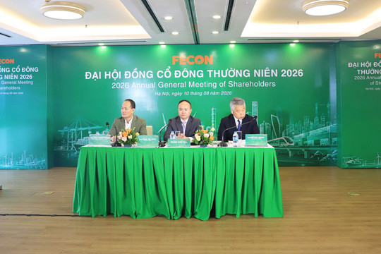 ĐHĐCĐ FECON 2026: Mục tiêu lợi nhuận sau thuế 2026 tăng 160%, phát hành 87,5 triệu cổ phiếu tăng vốn