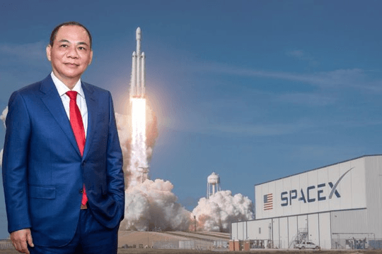 Ông Phạm Nhật Vượng thuê SpaceX của Elon Musk phóng vệ tinh: “Mỏ vàng” 1000 tỷ đô phía sau là gì?