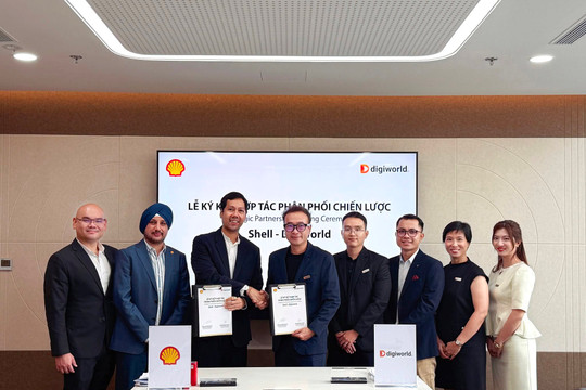 Digiworld mở rộng sang dầu nhờn, bắt tay Shell xây hệ thống phân phối B2B và B2C
