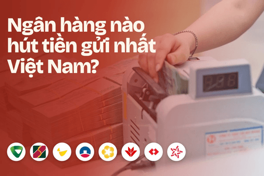 Những ngân hàng nào hút tiền gửi nhất Việt Nam hiện nay?