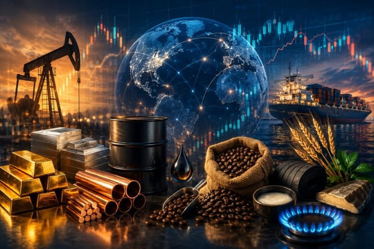 Thị trường ngày 12/8: Dầu, nhôm, cà phê tăng mạnh, vàng vẫn giữ giá cao