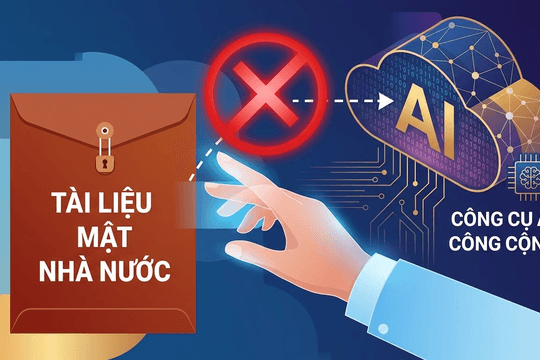 Không đưa tài liệu mật nhà nước lên nền tảng AI công cộng