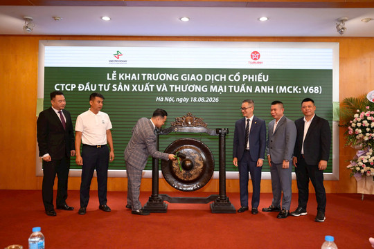 Tuấn Anh Group (V68) chính thức chào sàn: Doanh nghiệp sản xuất chăn ga gối đệm hàng đầu Việt Nam gia nhập thị trường vốn