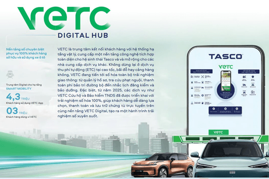 Bức tranh tài chính VETC trước thềm thu phí thêm 6.600 đồng/tháng: Có 3 triệu khách hàng sử dụng ví, lợi nhuận 2025 tăng gấp 4 lần lên 140 tỷ