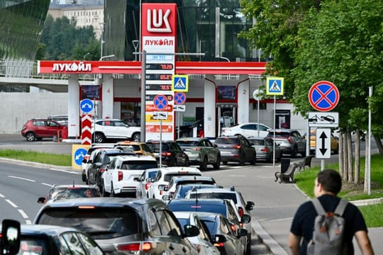 Hiện tượng hiếm thấy đang diễn ra tại thủ đô Moscow của Nga
