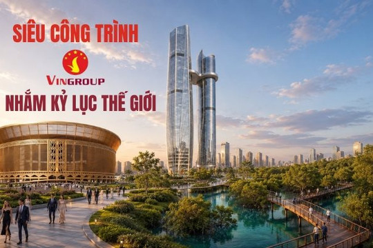 Từ sân vận động 135.000 chỗ đến tháp đôi 568m: Tỷ phú Phạm Nhật Vượng đang muốn xây những siêu công trình gì nhắm kỷ lục thế giới? 