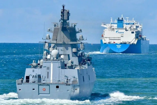 Nga bất ngờ điều tàu chiến chạy dọc bờ biển một nước châu Âu để làm nhiệm vụ quan trọng