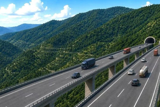 Đoạn cao tốc 27.570 tỷ đồng dài 68km, có 2 hầm xuyên núi cấp đặc biệt và 2 cầu có trụ cao nhất Việt Nam đang triển khai đến đâu?