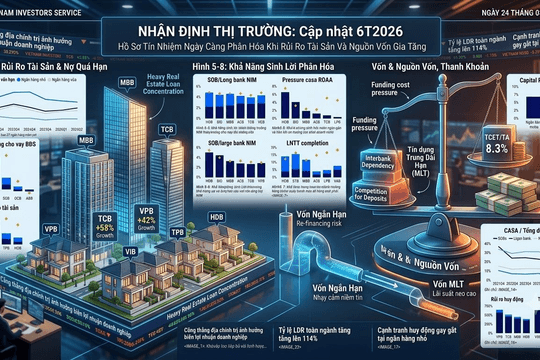 VIS Rating dự báo: sự phân hóa về hồ sơ tín nhiệm sẽ tiếp tục là tông màu chủ đạo của ngành ngân hàng nửa cuối năm 2026