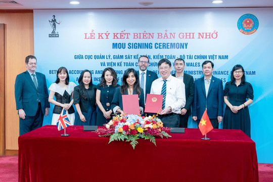 ICAEW và Cục Quản lý, giám sát kế toán, kiểm toán - Bộ Tài chính ký kết gia hạn hợp tác