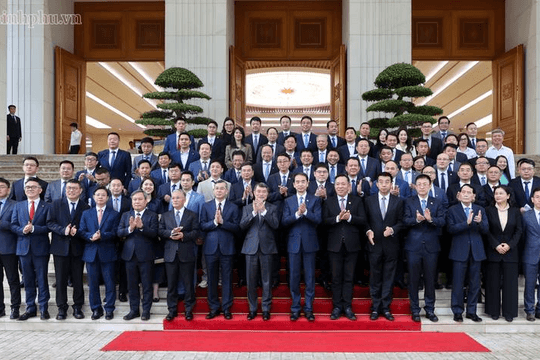 Đăng ký gần 3,7 tỷ USD vào Việt Nam trong 7 tháng, các doanh nghiệp từ nền kinh tế lớn thứ hai thế giới được Thủ tướng gợi mở loạt lĩnh vực hợp tác