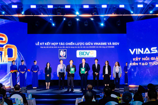 BIDV và VINASME hợp tác kết nối tài chính số