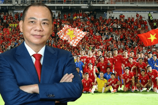 Tỷ phú Phạm Nhật Vượng đã âm thầm đồng hành cùng đội tuyển Việt Nam theo cách này