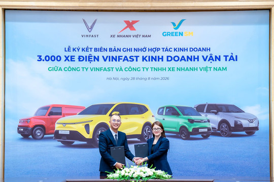 VinFast, GSM ký kết trang bị 3.000 ô tô điện với một đối tác 