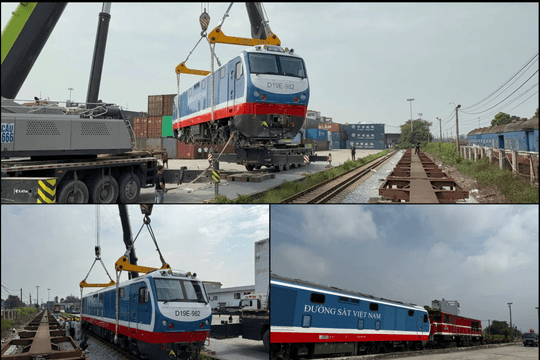 Đường sắt Việt Nam tiếp nhận đầu máy D19E thế hệ mới, cải tiến hơn 40 hạng mục