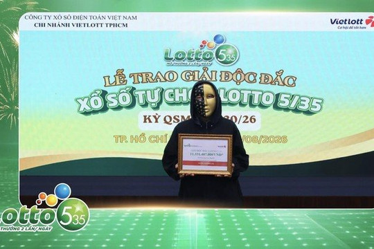 Chỉ trong 1 tháng, xổ số quay nhanh Lotto 5/35 đã có 5 tỷ phú Độc đắc!