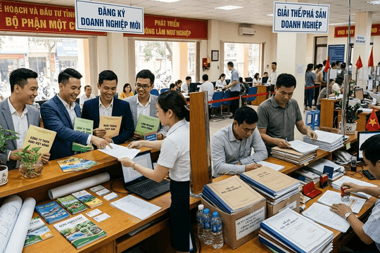 Áp lực thanh lọc thị trường 8/2026: Doanh nghiệp giải thể tăng vọt 125,5%