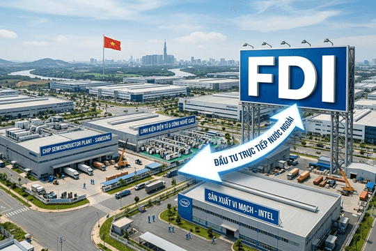 FDI 8 tháng năm 2026 vượt 40,6 tỷ USD, vốn thực hiện đạt kỷ lục 5 năm