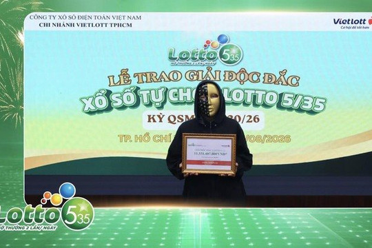 ‏Chỉ trong 1 tháng, xổ số quay nhanh Lotto 5/35 đã có 5 tỷ phú Độc đắc!‏