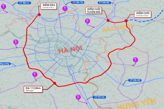 Diễn biến mới tại “siêu dự án” 86.000 tỷ đồng dài hơn 112 km, kết nối Hà Nội với Hưng Yên, Bắc Ninh
