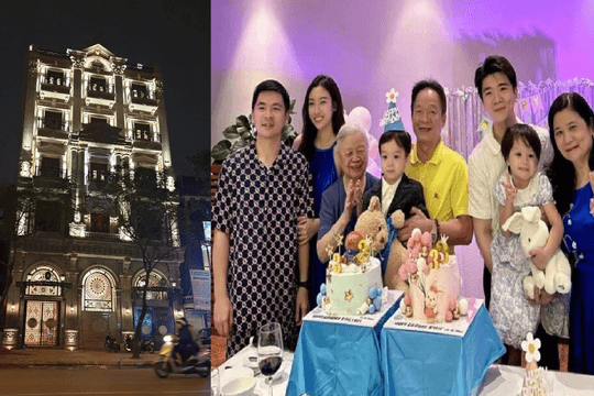 Việt Nam có 1 gia đình đại gia chung sống “tứ đại đồng đường”, 4 thế hệ quây quần trong biệt thự 1.000m2 giữa trung tâm Hà Nội