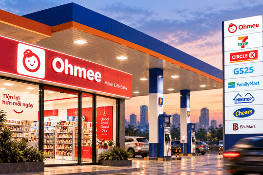 Tiến vào gần 3.000 trạm xăng Petrolimex, Ohmee liệu có tạo nên cơn địa chấn trên thị trường cửa hàng tiện lợi?