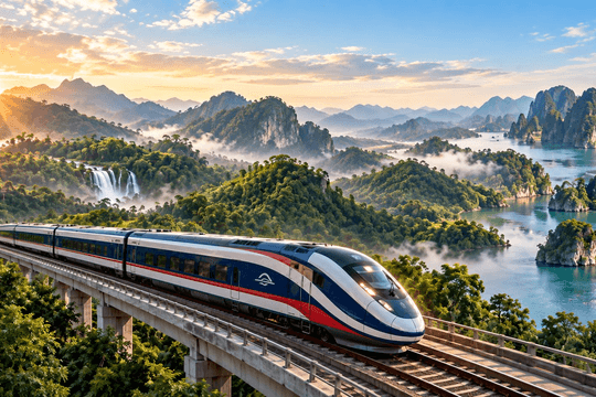 Việt Nam được chọn là 1 trong 3 điểm đến của tàu xuyên 3 quốc gia Châu Á: Hành trình kéo dài 14 ngày, dùng tàu điện EMU giống như ở Trung Quốc