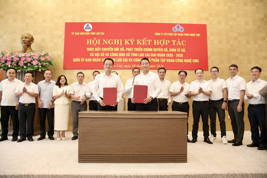 Lào Cai và CMC hợp tác thúc đẩy chuyển đổi số, đưa Ai vào thực tiễn phát triển địa phương