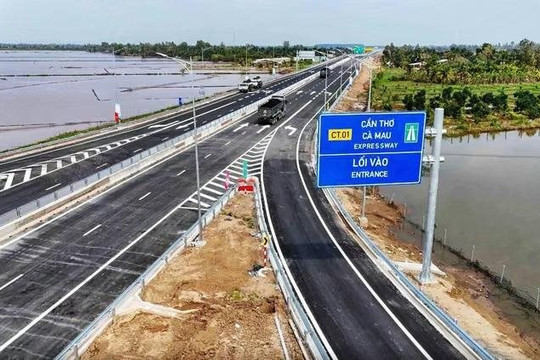 Bắt đầu thu phí cao tốc Cần Thơ - Cà Mau từ ngày 15/9