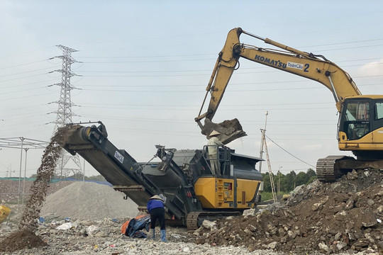 Tìm hướng tái chế chất thải xây dựng thành vật liệu tuần hoàn