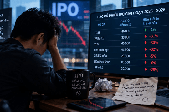 Nỗi buồn mang tên cổ phiếu IPO
