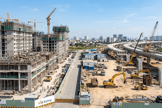 Ngành xây dựng 6 tháng đầu năm 2026: Đơn hàng chất đống, nhà thầu vẫn "ngấp nghé" lo rủi ro?