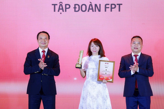 Công ty cổ phần FPT và Công ty cổ phần Bán lẻ Kỹ thuật số FPT cùng lọt Top 100 doanh nghiệp tư nhân nộp Ngân sách lớn nhất Việt Nam