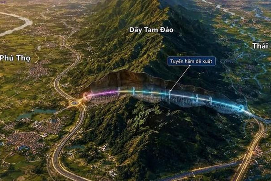 Chốt xây dựng đường hầm xuyên núi dài 2km nối vùng đất “đệ nhất danh trà” với Phú Thọ và Thủ đô Hà Nội do Đèo Cả đề xuất