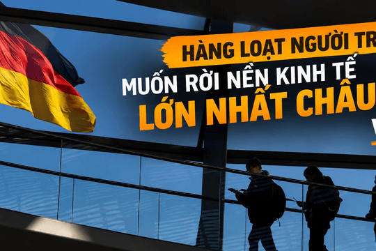 Hàng loạt người trẻ muốn rời nền kinh tế lớn nhất châu Âu, cứ 5 người có 1 người lên kế hoạch, bỏ đi không chỉ vì tiền