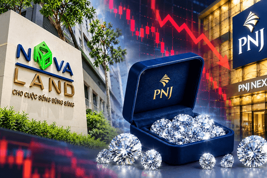 Cổ phiếu NVL, PNJ bị bán tháo, chất đống sàn trong phiên đầu tuần “rực lửa”