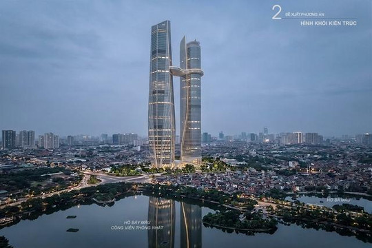 Khu đất được đề xuất xây tòa tháp đôi 99 tầng cao nhất thế giới, nối thẳng đến Sân vận động lớn nhất thế giới của Vingroup sẽ được xây thế nào sau khi các công trình hiện hữu được tháo dỡ?