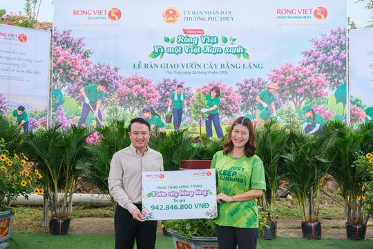 Rồng Việt bàn giao vườn cây bằng lăng 3 ha, nhận bằng khen của tỉnh Lâm Đồng
