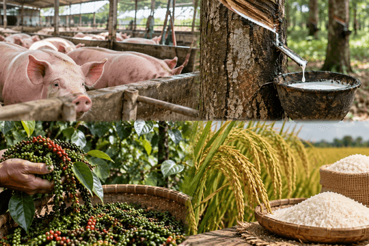 Thị trường hàng hóa tuần qua 28/9 - 4/10: Heo hơi lao dốc, cao su phân hóa