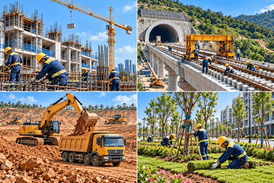 Dòng người đổ về hệ sinh thái nhà thầu của tỷ phú Phạm Nhật Vượng: VinCons hướng tới 200.000 công nhân, SGC và VinAlpha tuyển 4 vạn nhân sự, nhiều vị trí lương 65 triệu đồng/tháng