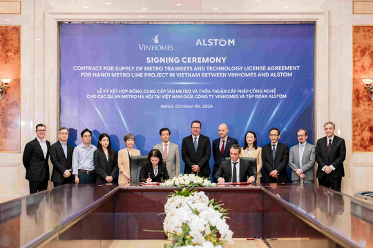 Vingroup bắt tay “ông lớn” Alstom, hướng tới tự chủ sản xuất tàu metro tại Việt Nam