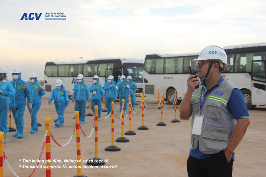 Một chuyến bay đặc biệt vừa hạ cánh tại sân bay Long Thành: Hàng loạt lực lượng lập tức vào vị trí, mọi thứ đều được lên kế hoạch tỉ mỉ