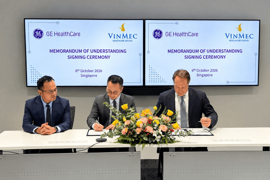 GE HealthCare và Vinmec mở rộng hợp tác chiến lược, nâng cao năng lực y tế toàn diện trên 5 lĩnh vực 
