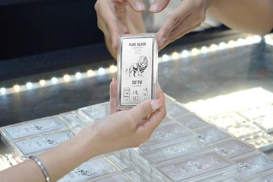 Giá bạc sáng 9/10 tại DOJI, Ancarat, Bảo Tín Mạnh Hải, Sacombank