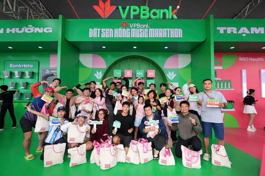 Điểm check-in siêu hot không thể bỏ lỡ khi đến VPBank Đất Sen Hồng Music Marathon 2026
