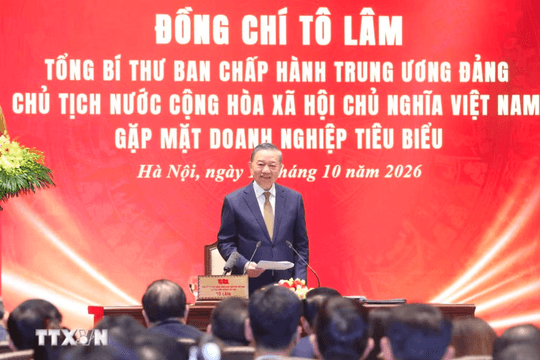 Tổng Bí thư, Chủ tịch nước Tô Lâm: Doanh nghiệp vững mạnh góp phần bồi đắp sức mạnh quốc gia