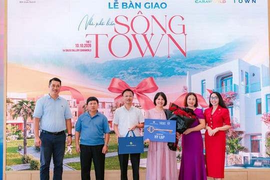 Sông Town bàn giao những căn nhà phố biển đầu tiên, mở ra nhịp sống mới tại CaraWorld
