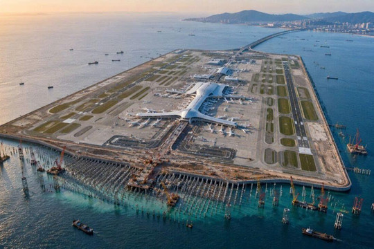 Siêu sân bay trên đảo nhân tạo lớn nhất thế giới rộng 2.000 ha, vượt Nhật Bản, Hong Kong để lập kỷ lục toàn cầu: Tương lai có thể đón tới 80 triệu khách mỗi năm, dự kiến hoàn thành vào 2035