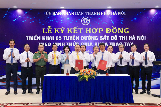 Vinhomes - SGC đầu tư hơn 900.000 tỷ đồng xây dựng 5 tuyến Metro Hà Nội theo hình thức chìa khóa trao tay