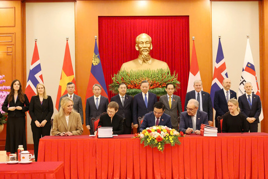 Chính thức ký kết Hiệp định Thương mại tự do Việt Nam - EFTA